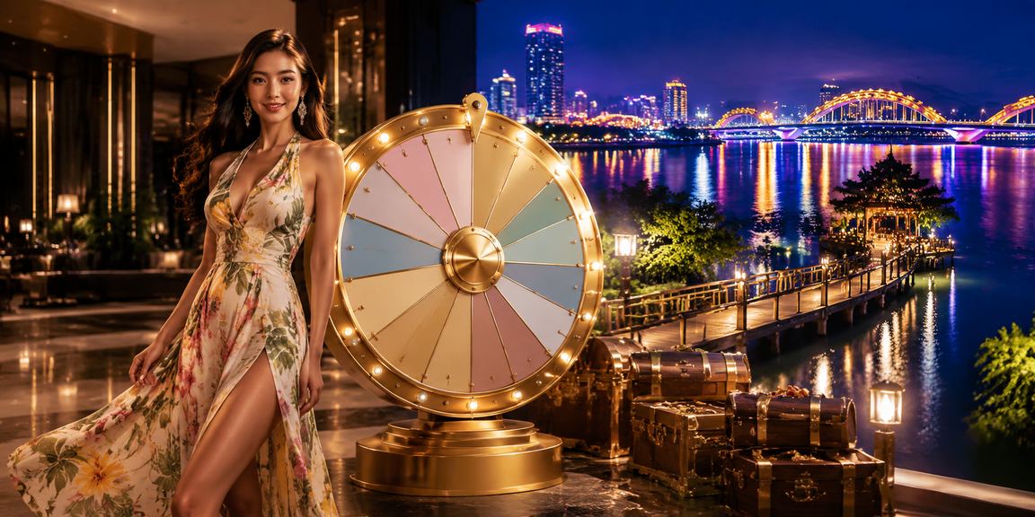 Người chơi tham gia chương trình quay số may mắn tại sự kiện khuyến mãi casino Đà Nẵng